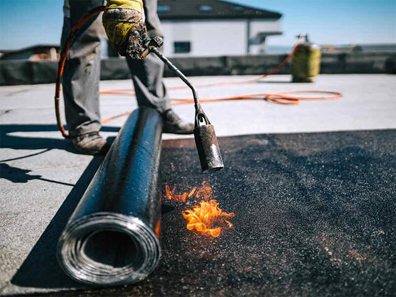 Flat roof waterproofing - PROCHIRA ROOF FACADE: Flat roof waterproofing, roofing terrace platform using bituminous membranes, flat roof: tarred bitumen membranes.. Craftsman roofer waterproofer... intervention in BELGIUM: Flemish, Walloon and Brussels regions....